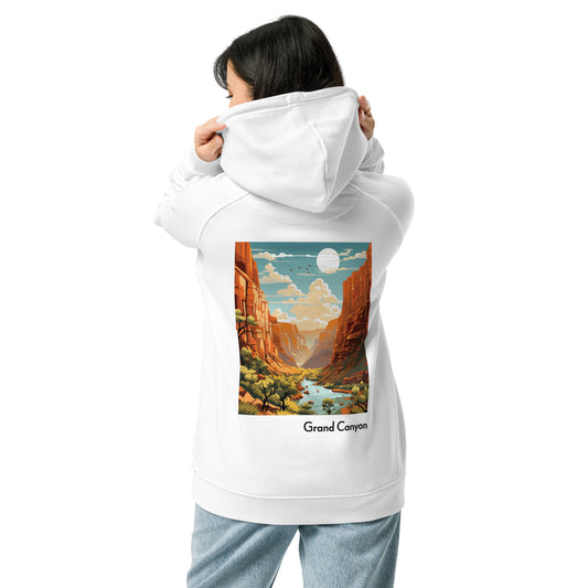 Adult Unisex Organic Eco Hoodie - Grand Canyon