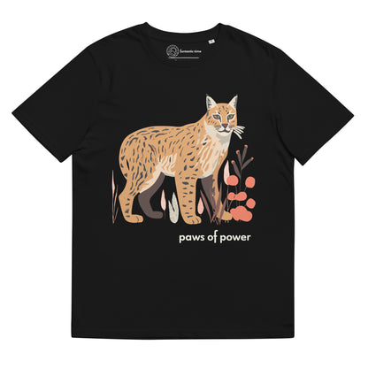 Adult Unisex Organic Cotton T-Shirt - Bobcat