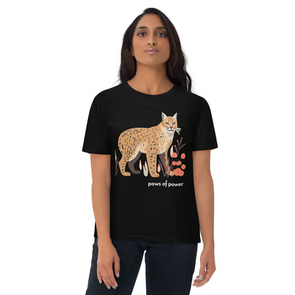 Adult Unisex Organic Cotton T-Shirt - Bobcat