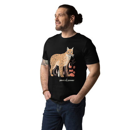 Adult Unisex Organic Cotton T-Shirt - Bobcat