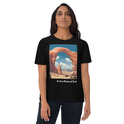 Adult Unisex Organic Cotton T-Shirt - Arches National Park