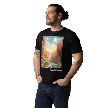 Adult Unisex Organic Cotton T-Shirt - Grand Canyon