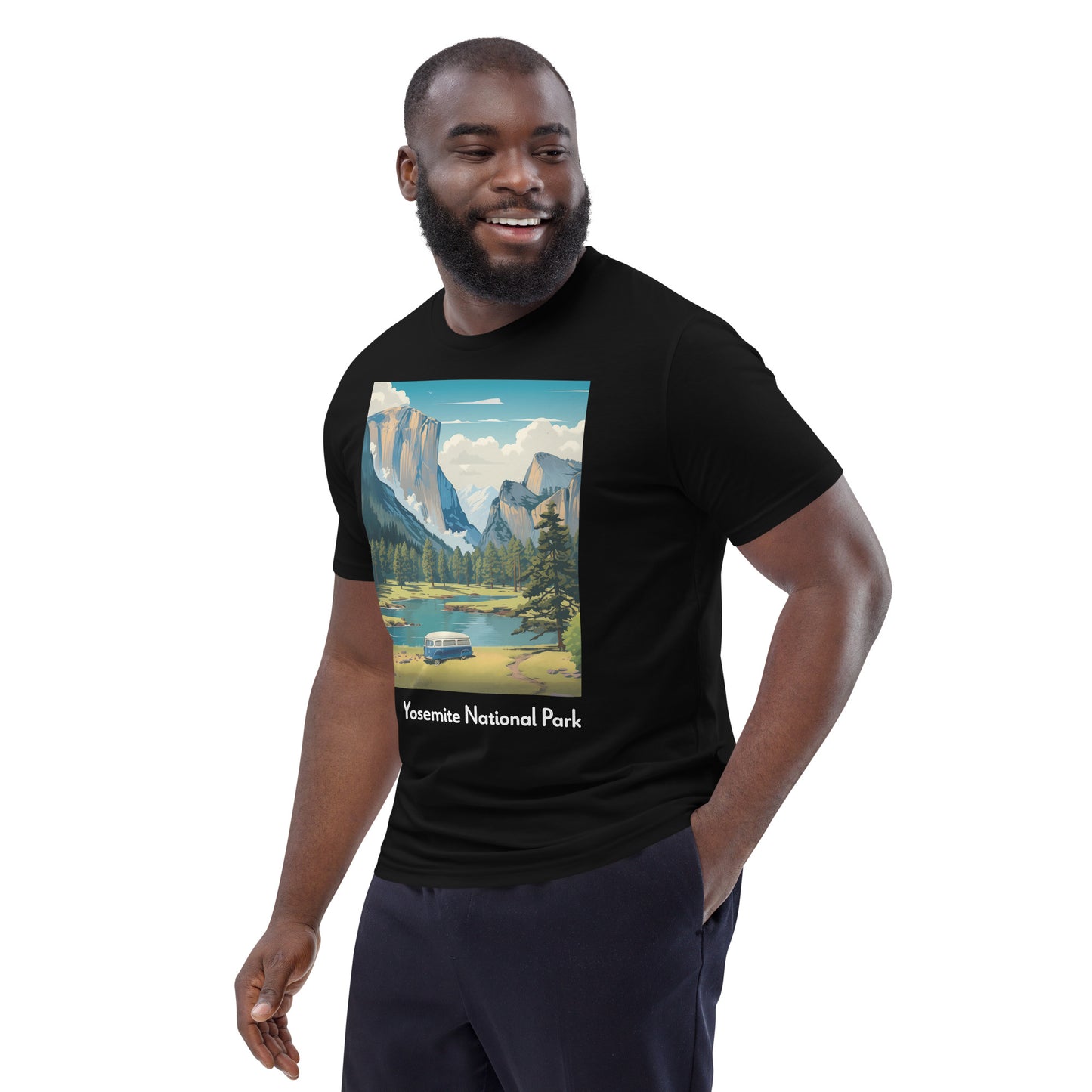 Adult Unisex Organic Cotton T-Shirt - Yosemite National Park