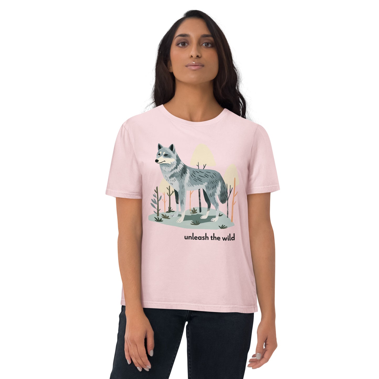 Adult Unisex Organic Cotton T-Shirt - Grey Wolf