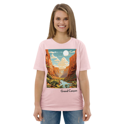 Adult Unisex Organic Cotton T-Shirt - Grand Canyon