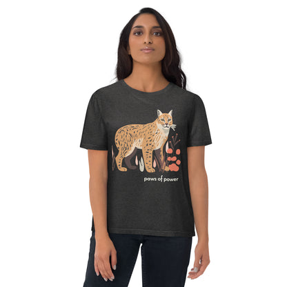 Adult Unisex Organic Cotton T-Shirt - Bobcat