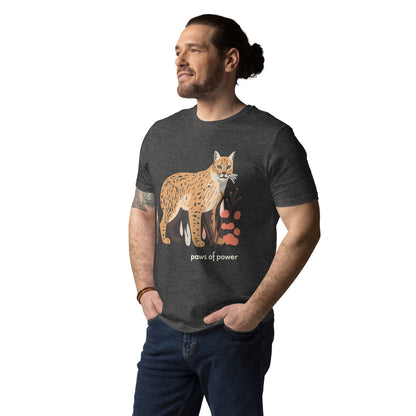 Adult Unisex Organic Cotton T-Shirt - Bobcat