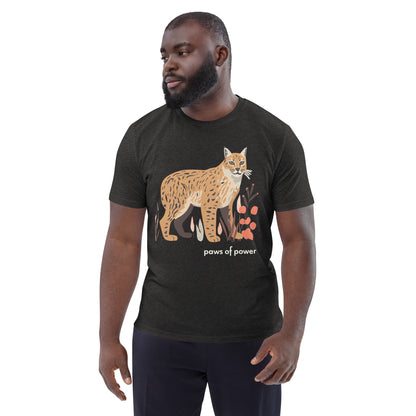 Adult Unisex Organic Cotton T-Shirt - Bobcat