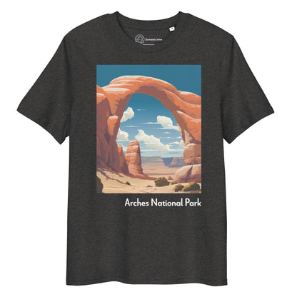 Adult Unisex Organic Cotton T-Shirt - Arches National Park