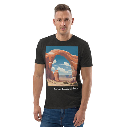 Adult Unisex Organic Cotton T-Shirt - Arches National Park