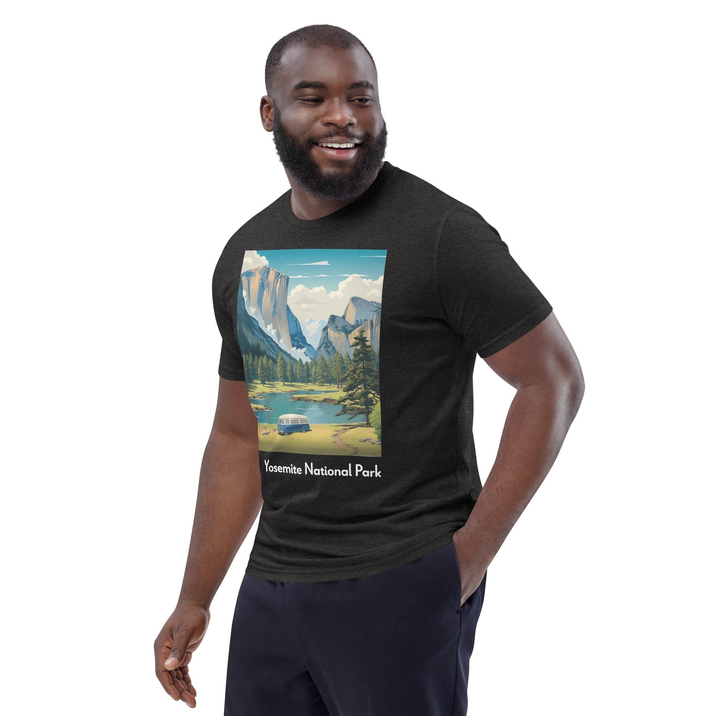 Adult Unisex Organic Cotton T-Shirt - Yosemite National Park