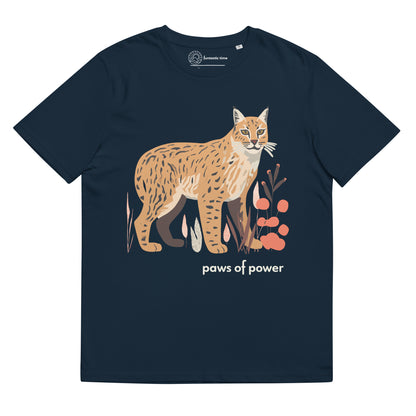 Adult Unisex Organic Cotton T-Shirt - Bobcat