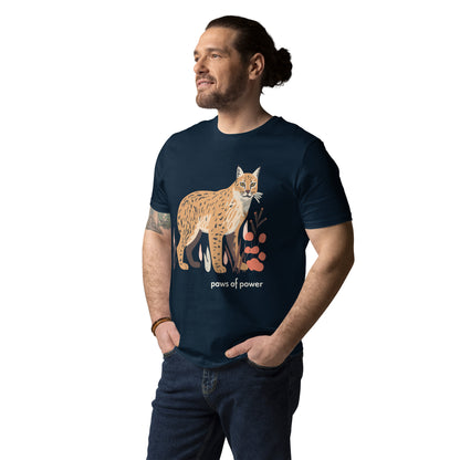 Adult Unisex Organic Cotton T-Shirt - Bobcat