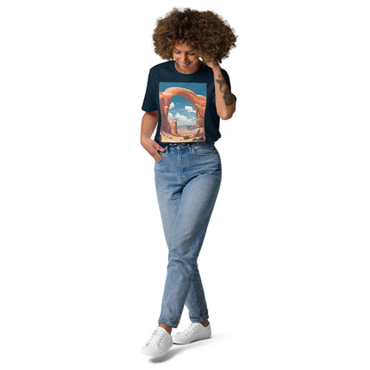 Adult Unisex Organic Cotton T-Shirt - Arches National Park