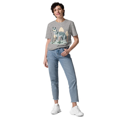 Adult Unisex Organic Cotton T-Shirt - Grey Wolf