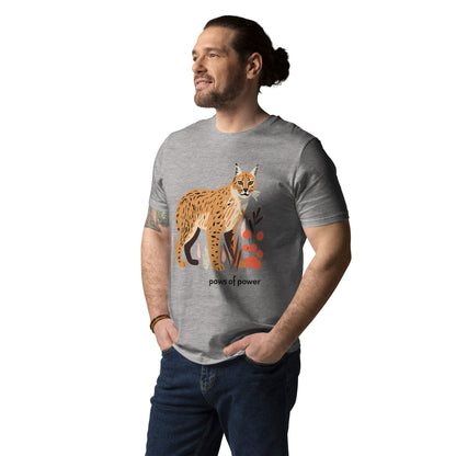 Adult Unisex Organic Cotton T-Shirt - Bobcat