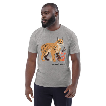 Adult Unisex Organic Cotton T-Shirt - Bobcat