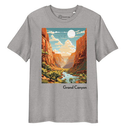 Adult Unisex Organic Cotton T-Shirt - Grand Canyon