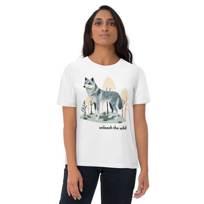 Adult Unisex Organic Cotton T-Shirt - Grey Wolf