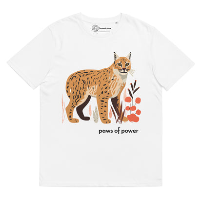 Adult Unisex Organic Cotton T-Shirt - Bobcat