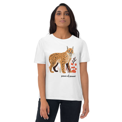 Adult Unisex Organic Cotton T-Shirt - Bobcat