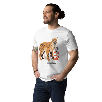 Adult Unisex Organic Cotton T-Shirt - Bobcat