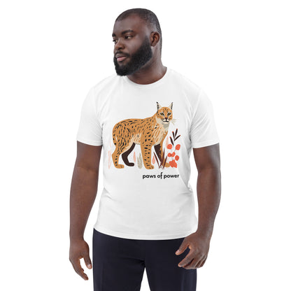 Adult Unisex Organic Cotton T-Shirt - Bobcat