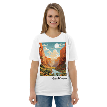 Adult Unisex Organic Cotton T-Shirt - Grand Canyon