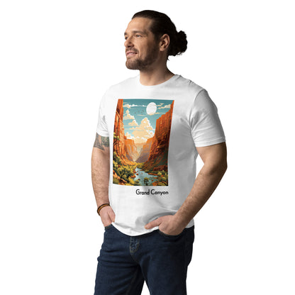 Adult Unisex Organic Cotton T-Shirt - Grand Canyon