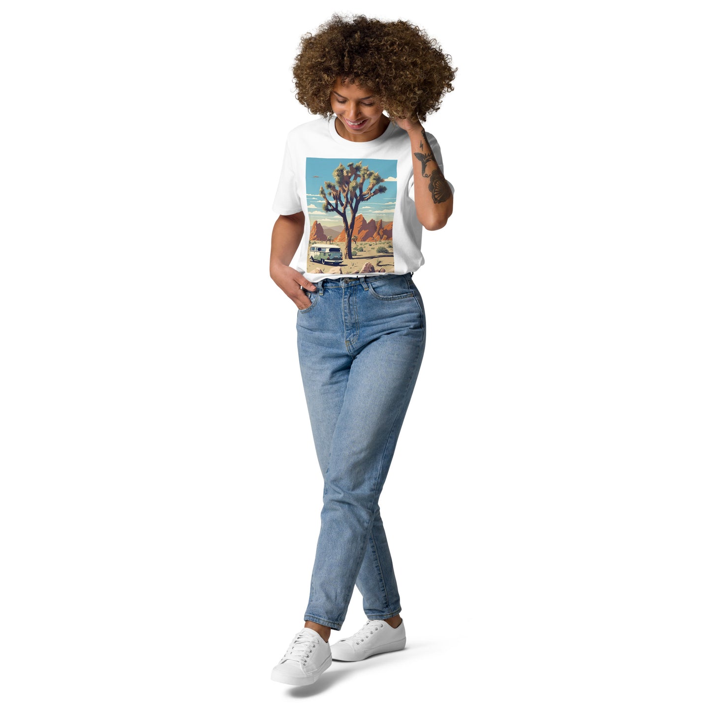 Adult Unisex Organic Cotton T-Shirt - Joshua Tree