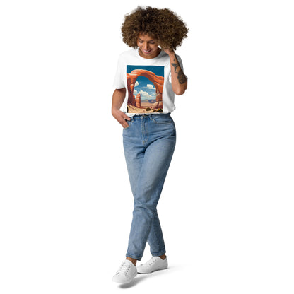 Adult Unisex Organic Cotton T-Shirt - Arches National Park