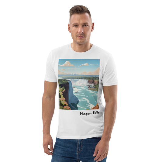 Adult Unisex Organic Cotton T-Shirt - Niagara Falls