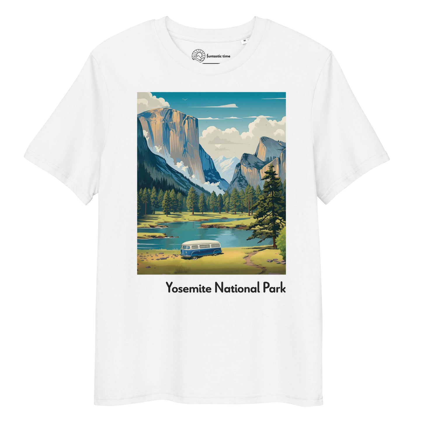 Adult Unisex Organic Cotton T-Shirt - Yosemite National Park