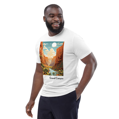 Adult Unisex Organic Cotton T-Shirt - Grand Canyon