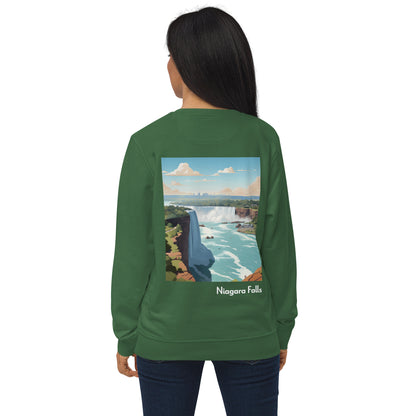 Adult Unisex Organic Eco Sweatshirt - Niagara Falls