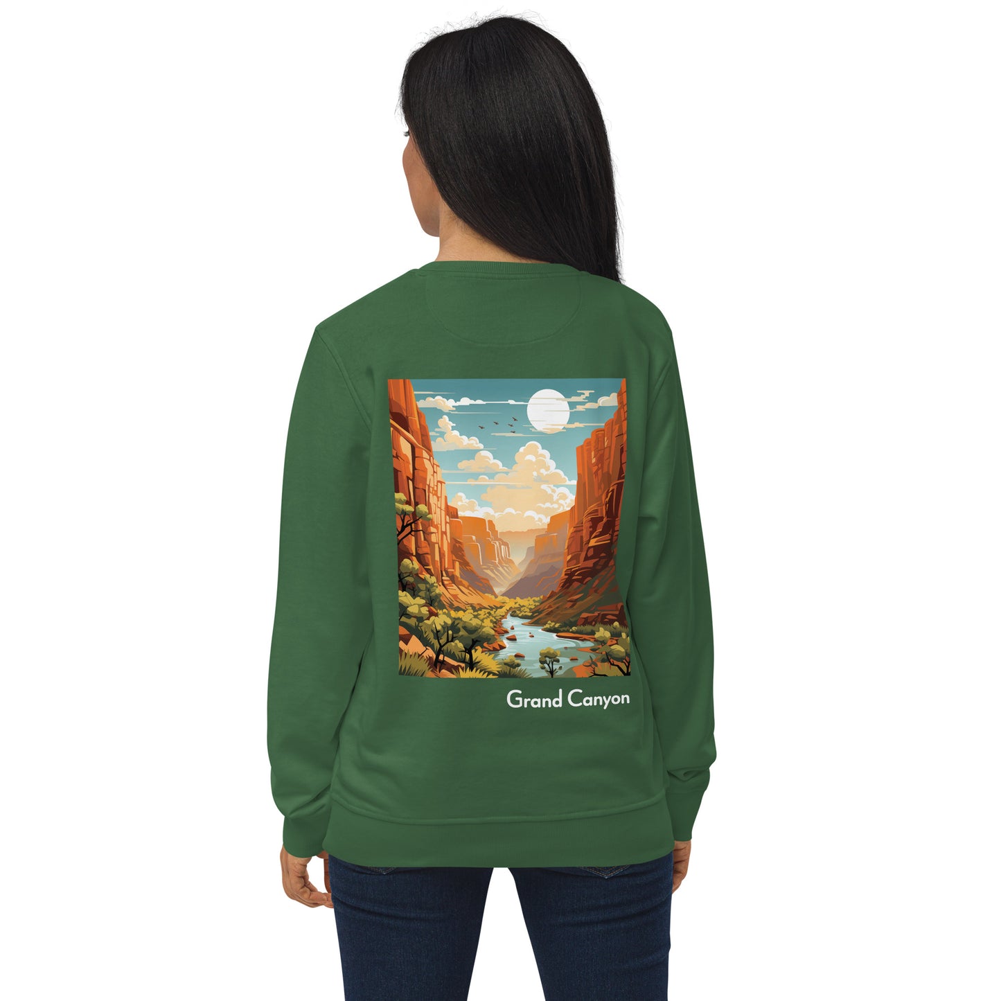 Adult Unisex Organic Eco Sweatshirt - Grand Canyon