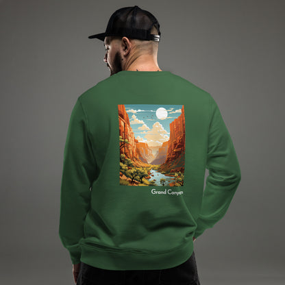 Adult Unisex Organic Eco Sweatshirt - Grand Canyon