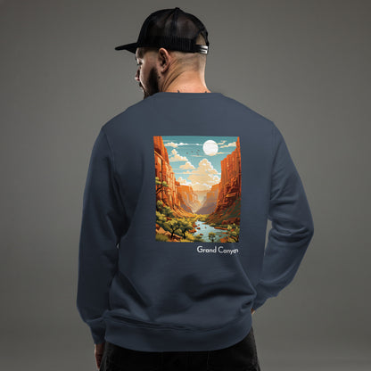 Adult Unisex Organic Eco Sweatshirt - Grand Canyon