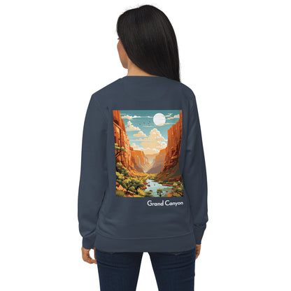 Adult Unisex Organic Eco Sweatshirt - Grand Canyon