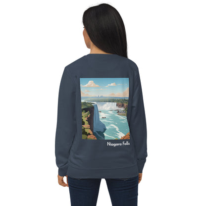 Adult Unisex Organic Eco Sweatshirt - Niagara Falls