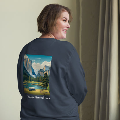 Adult Unisex Organic Eco Sweatshirt - Yosemite