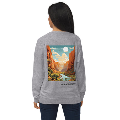 Adult Unisex Organic Eco Sweatshirt - Grand Canyon