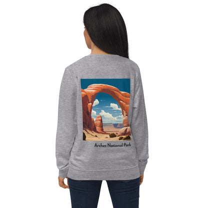 Adult Unisex Organic Eco Sweatshirt - Arches National Park