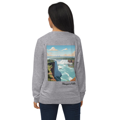 Adult Unisex Organic Eco Sweatshirt - Niagara Falls