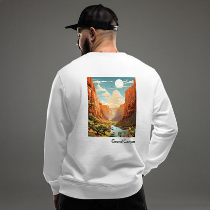 Adult Unisex Organic Eco Sweatshirt - Grand Canyon