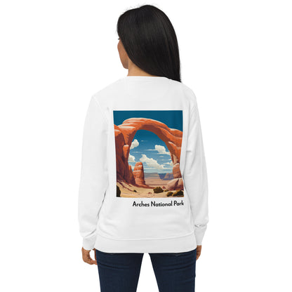 Adult Unisex Organic Eco Sweatshirt - Arches National Park