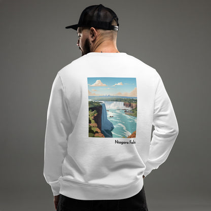 Adult Unisex Organic Eco Sweatshirt - Niagara Falls