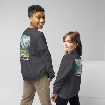 Kids Crewneck Sweatshirt - Yosemite National Park