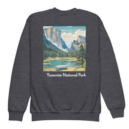 Kids Crewneck Sweatshirt - Yosemite National Park