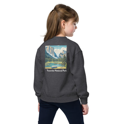 Kids Crewneck Sweatshirt - Yosemite National Park